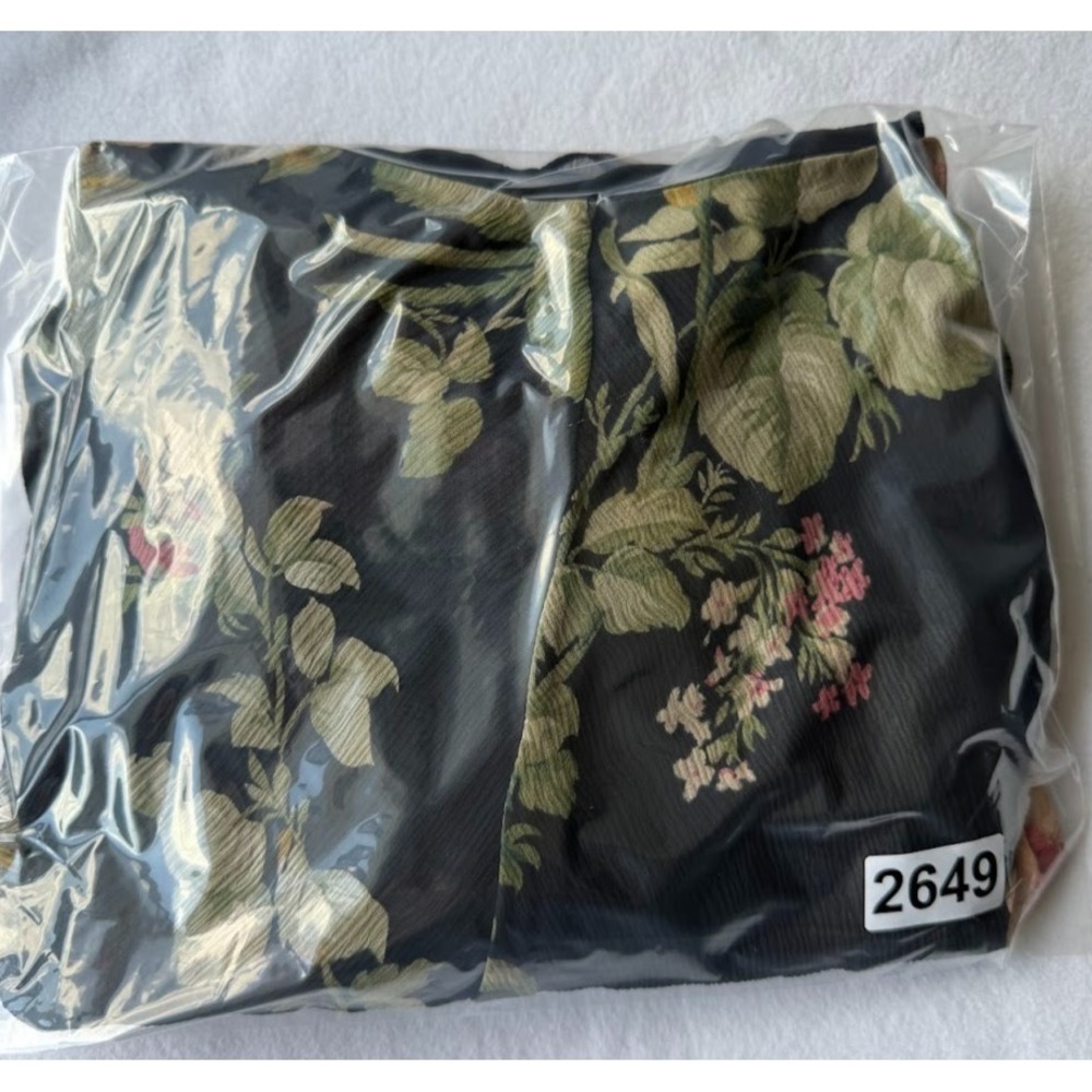 Lauren Ralph Lauren Skirt Women 10P  Floral Chiffon Layered Asymmetrical Hem - Picture 13 of 13